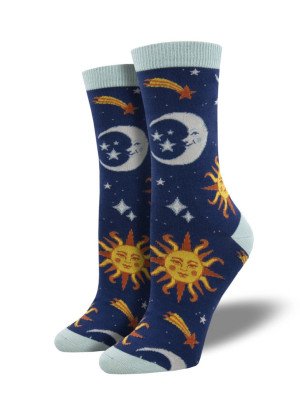 Bamboo Clear Skies Socks SockSmith WBN2326-NAV Navy
