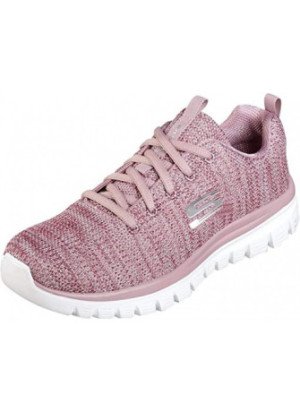 Graceful Twisted Fortune Sneakers Skechers 12614 MVE Mauve