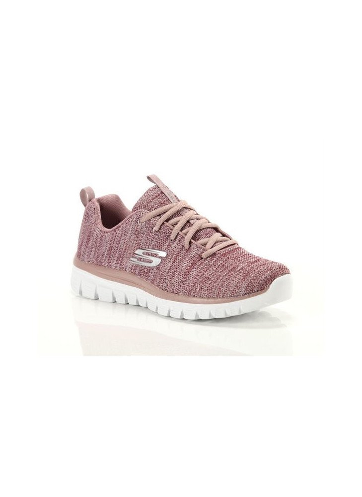 Graceful Twisted Fortune Sneakers Skechers 12614 MVE Mauve