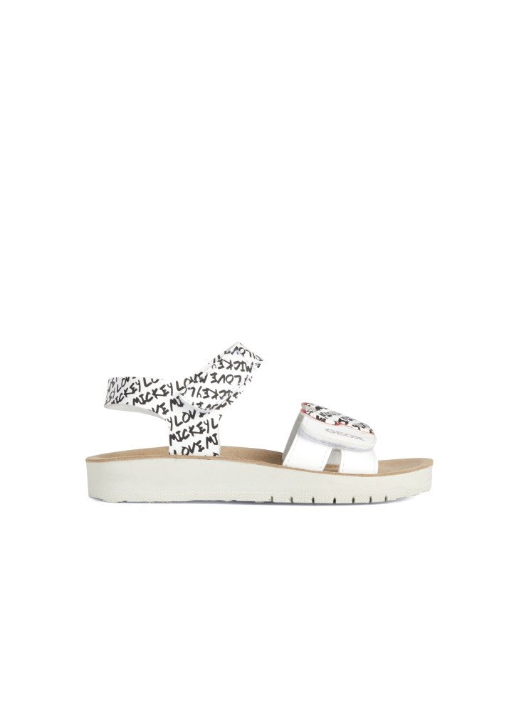 Costarei Sandal Geox J35EAG-C0404 White/Black Costarei Sandal Geox J35EAG-C0404 White/Black