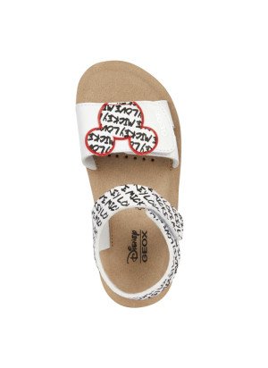 Costarei Sandal Geox J35EAG-C0404 White/Black