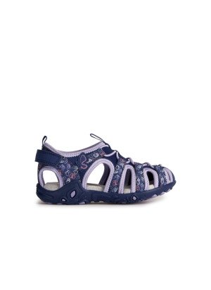 Whinberry Sandal Geox J35GRA-CF48E Navy/Dk Lilac