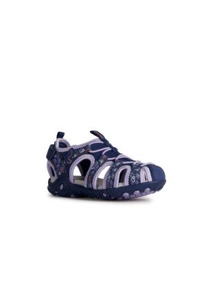 Whinberry Sandal Geox J35GRA-CF48E Navy/Dk Lilac