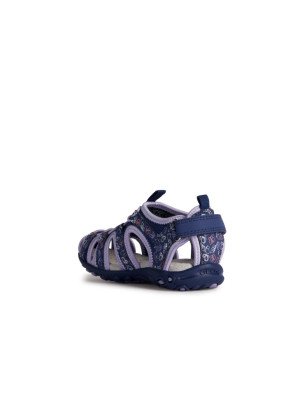 Whinberry Sandal Geox J35GRA-CF48E Navy/Dk Lilac