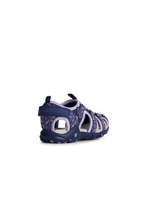 Whinberry Sandal Geox J35GRA-CF48E Navy/Dk Lilac