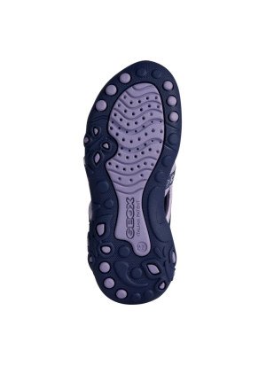 Whinberry Sandal Geox J35GRA-CF48E Navy/Dk Lilac