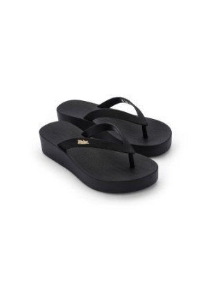 Venice Plataform Beach Flip Flops Melissa Sun 33554.54100 Black