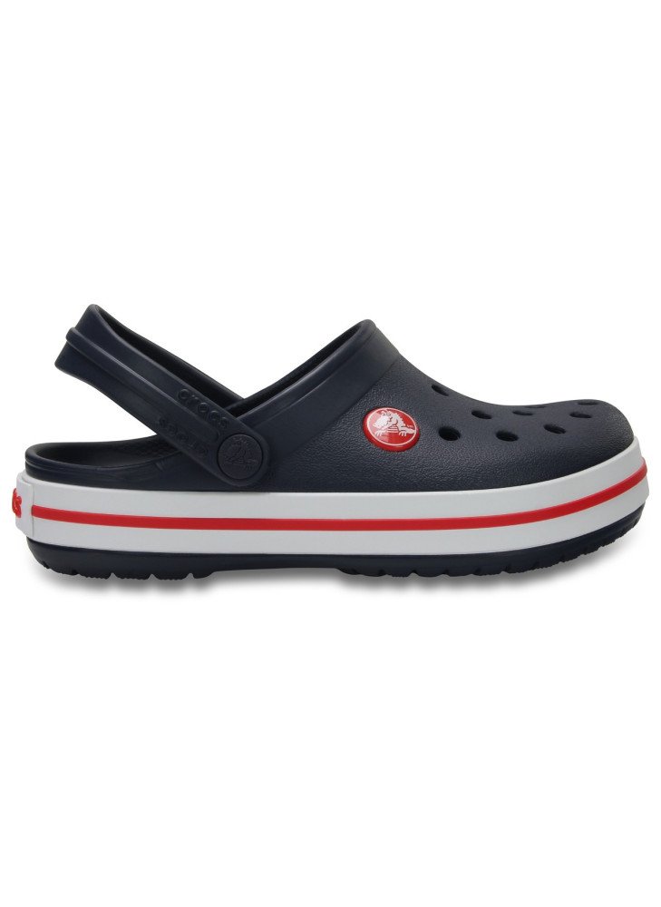 Crocband Clog K Beach Sandals Crocs 207006-485 Navy/Red Crocband Clog K Beach Sandals Crocs 207006-485 Navy/Red