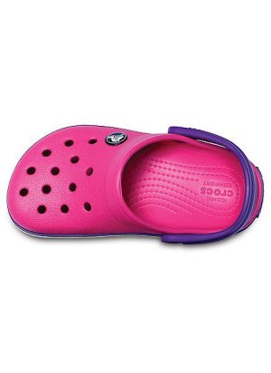 Crocband Clog K Beach Sandals Crocs 204537-60O Paradise Pink/Amethyst