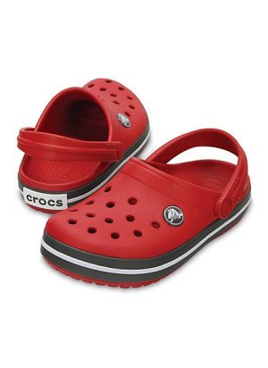 Crocband Clog K Beach Sandals Crocs 204537-6IB Pepper/Smoke