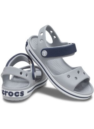 Crocband Sandal Kids Beach Sandals Crocs 12856-01U Light Grey/Navy