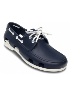 Sapato Beach Line Boat Shoes Crocs 14327-462 Navy/White
