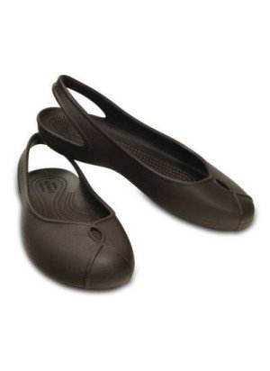 Olivia Flat Ballerinas Crocs 202826-206 Espresso