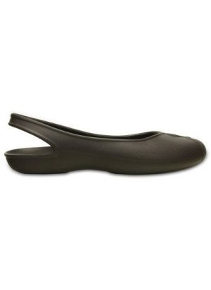 Olivia Flat Ballerinas Crocs 202826-206 Espresso