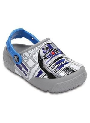 Crocsfunlab Lights R2d2 Beach Sandals Crocs 204135-4D7 Ocean/LightGrey