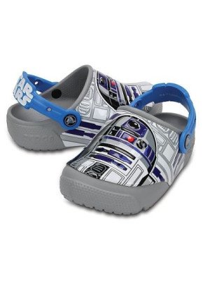 Crocsfunlab Lights R2d2 Beach Sandals Crocs 204135-4D7 Ocean/LightGrey