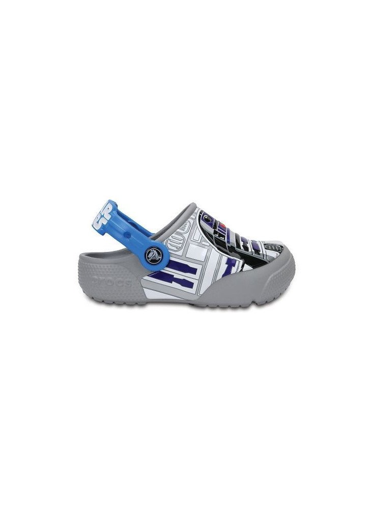 Crocsfunlab Lights R2d2 Beach Sandals Crocs 204135-4D7 Ocean/LightGrey