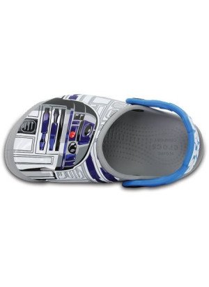 Crocsfunlab Lights R2d2 Beach Sandals Crocs 204135-4D7 Ocean/LightGrey