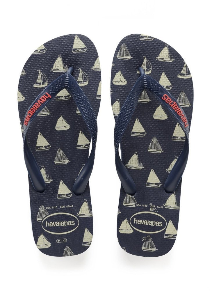 Top Nautical Beach Flip Flops Havaianas 4137126-4368 Navy Blue/Navy Blue Top Nautical Beach Flip Flops Havaianas 4137126-4368 Navy Blue/Navy Blue