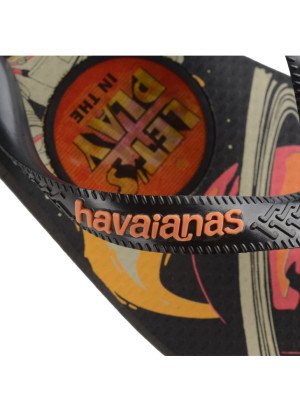 Top Holographic Beach Flip Flops Havaianas 4145946.1069 Black