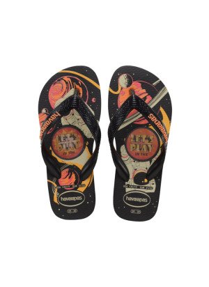 Top Holographic Beach Flip Flops Havaianas 4145946.1069 Black