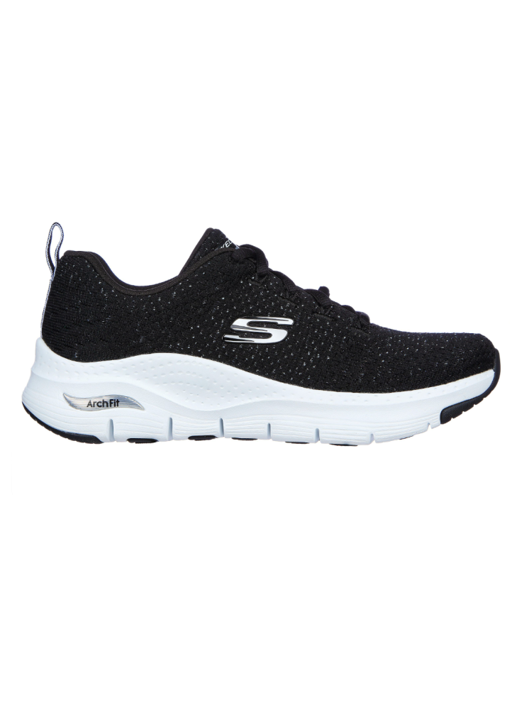 Arch Fit Glee For All Sneakers Skechers 149713-BKW Black/White