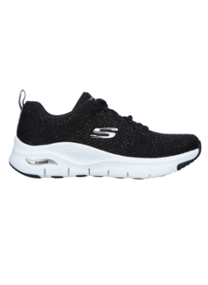 Arch Fit Glee For All Sneakers Skechers 149713-BKW Black/White