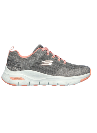 Tennis Arch Fit Comfy Wave Skechers 149414-GYPK Gray/Pink