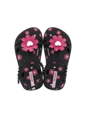 Daisy Baby Beach Sandals Ipanema 83355.AH423 Black/Pink