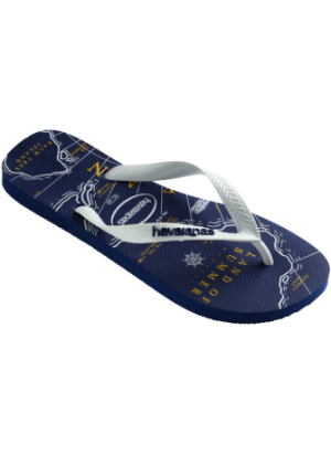 Top Nautical Beach Flip Flops Havaiana 4137126.3525 Navy Blue/White/Navy Blue/Navy Blue