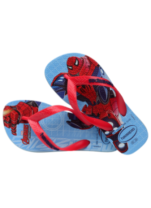 Kids Top Marvel II Beach Flip Flops Havaiana 4148300.2404 Blue Water