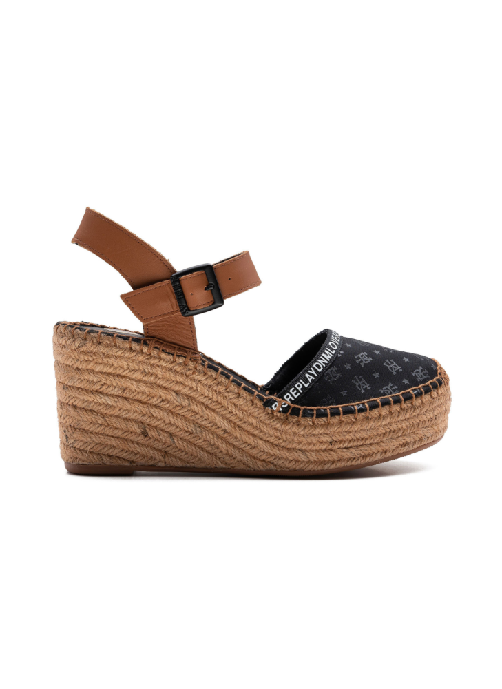 Susan Lycra Print Sandal Replay RP5L0012T-0003 Black