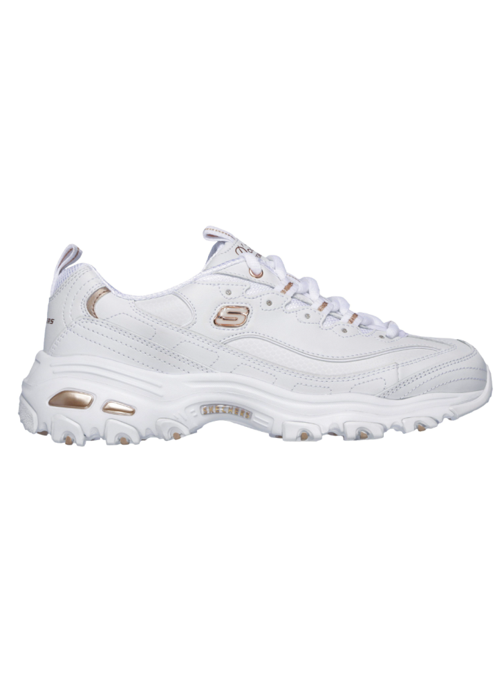 Ténis D Lites Fresh Start Skechers 11931-WTRG White/Rose Gold