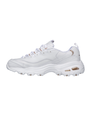 Ténis D Lites Fresh Start Skechers 11931-WTRG White/Rose Gold