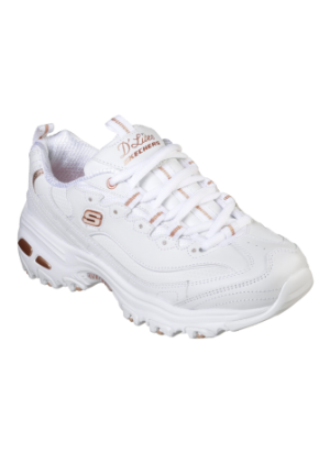 D Lites Fresh Start Sneakers Skechers 11931-WTRG White/Rose Gold
