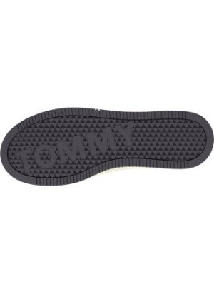 Ténis Tjw Flatform Mat Mix Tommy Hilfiger EN0EN02538AEV Bleached Stone / Rouge