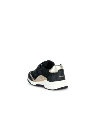 Pyrip Girl Sneakers Geox B364XA-C9258 Black/Lt Gold