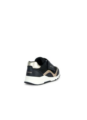 Pyrip Girl Sneakers Geox B364XA-C9258 Black/Lt Gold