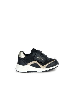 Pyrip Girl Sneakers Geox B364XA-C9258 Black/Lt Gold