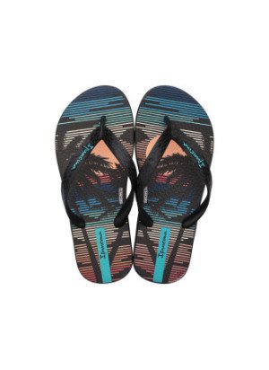 Temas XI Kids Beach Flip Flops Ipanema 83348.Al739 Preto/Azul/Laranja