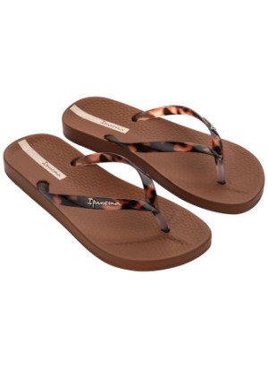 Chinelo De Praia Connect Fem Ipanema 27006.AJ406 Castanho/Clear