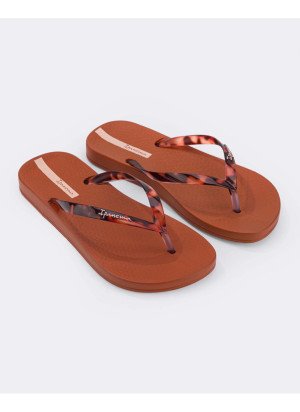 Chinelo De Praia Connect Fem Ipanema 27006.AJ406 Castanho/Clear