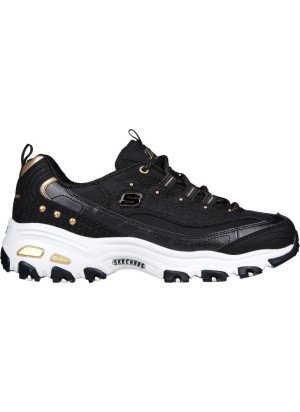 D'Lites Ladies Night Sneakers Skechers 149267-BKGD Black/Gold