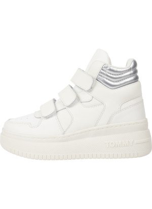 Ténis Tjw Retro Basket Chunky Flatf Mc Tommy Hilfiger EN0EN02370YBI Ivory