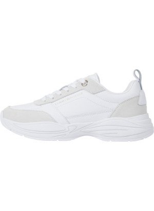 Essential Lthr Runner Sneakers Tommy Hilfiger FW0FW07587YBS White