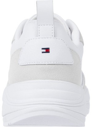 Essential Lthr Runner Sneakers Tommy Hilfiger FW0FW07587YBS White