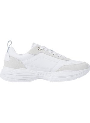 Essential Lthr Runner Sneakers Tommy Hilfiger FW0FW07587YBS White