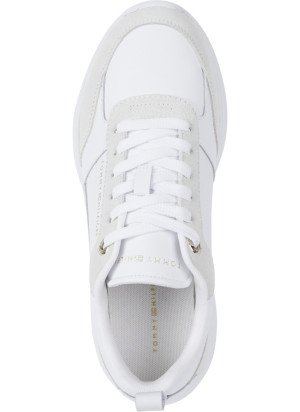 Essential Lthr Runner Sneakers Tommy Hilfiger FW0FW07587YBS White