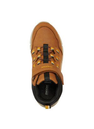 Flexyper Boy Abx Boot Geox J949XA-C6F2G  Brown/Dk Yellow