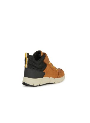 Flexyper Boy Abx Boot Geox J949XA-C6F2G  Brown/Dk Yellow